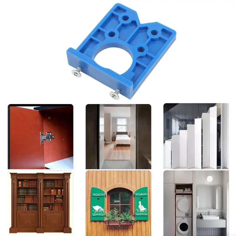 B2RB Woodworking 35mm مفصلية فتحة فتحة فتحة الباب مفصلات اللكم تحديد موقع مفصل ثقب الثقب محدد موقع الإكسسوار