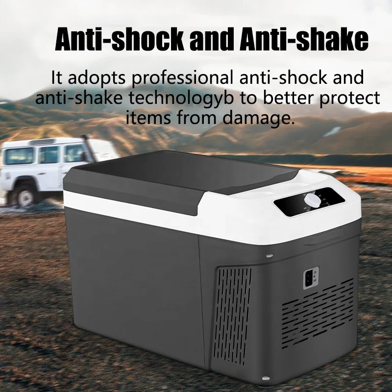 Hot Selling Customized LOGO Factory Price High Quality 13L 24V Car RV 12v Camping Portable Mini Refrigerator with Freezer