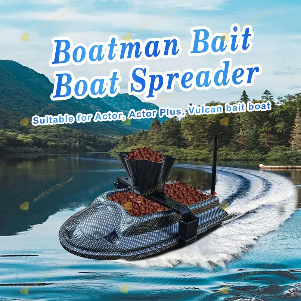 Bait spreader carp fishing tackle gear accessories black outdoors tools for Boat