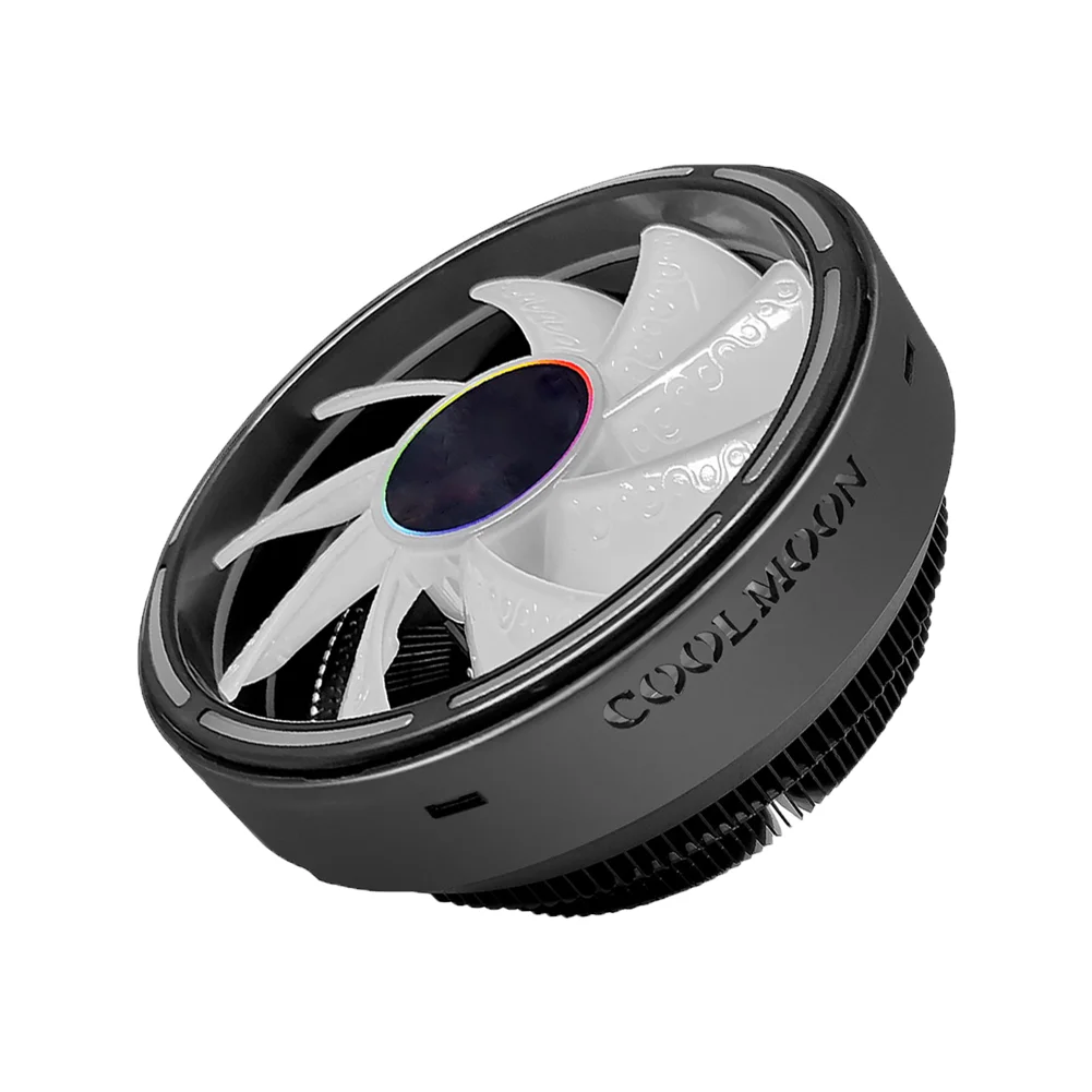 Кулер для ЦП GLORY, радиатор для ЦП с RGB-подсветкой, вентилятор 120 мм, радиатор с воздушным охлаждением для LGA 775 115x AMD 754/939/940/AM2/AM2 +/AM3/AM4/FM1 2
