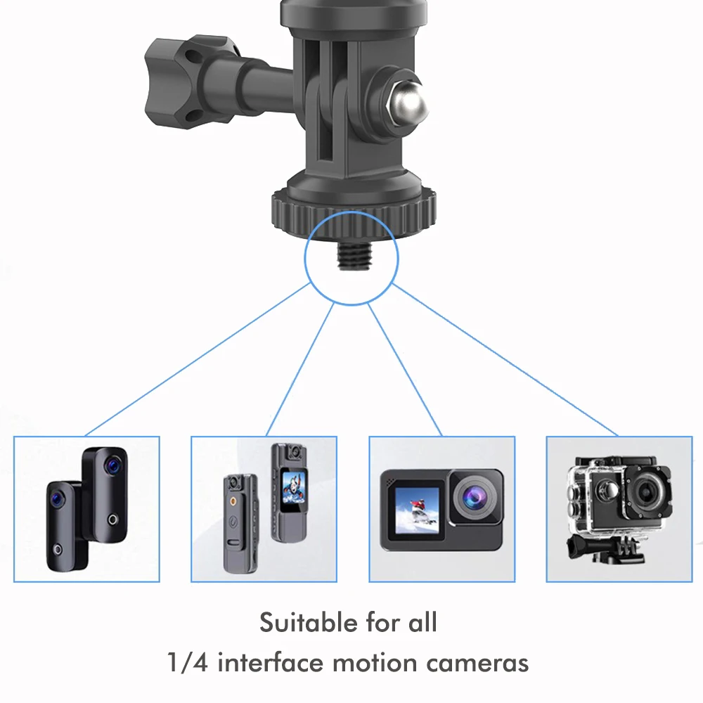 دراجة نارية دراجة حامل ل GoPro 12 11 10 9 المقود مرآة جبل قوس ل Insta360 X3 X4 DJI عمل كاميرا الملحقات