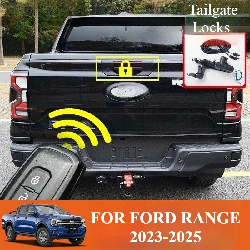 

Truck Tailgate Locks Original Remote Key Control Power Tailgate Lock for Toyota Hilux Revo FORD RANGE D-MAX GREAT WALL