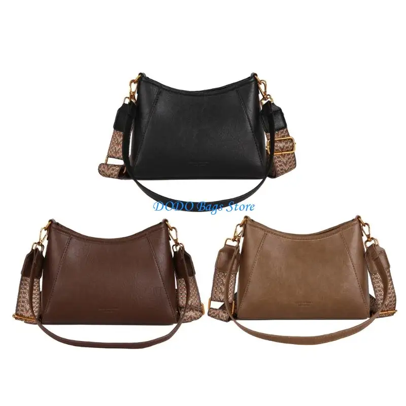 

Contemporary Women's PU Leather Underarm Bag Stylish Crossbody Bags with Adjustable Strap Satchel Purse for Everyday Use