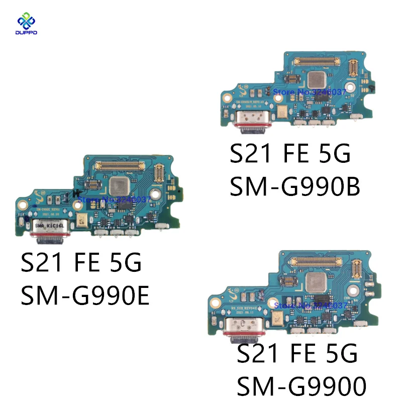 USB Charger Board Flex For Samsung Galaxy S21 FE 5G G990B G990E G9900 USB Port Connector Dock Charging Flex Cable