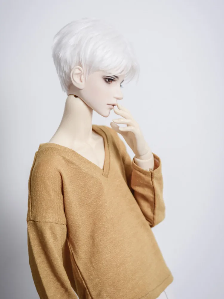 V-neck Sweater T-shirt  for BJD 1/6 1/4 1/3 SD17 Uncle Doll Clothes CMB190