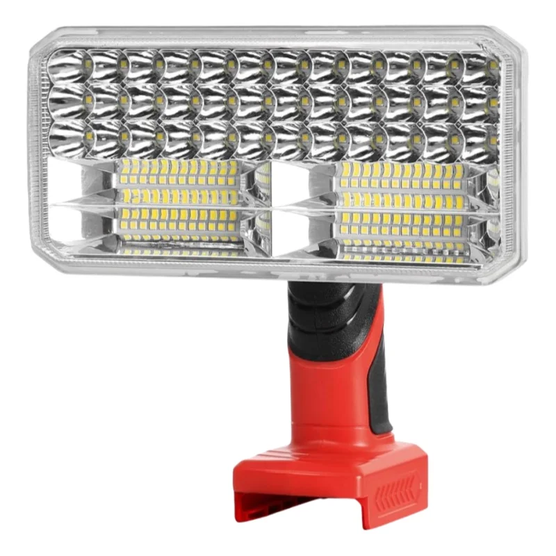 

Беспроводной светодиодный фонарик 40 Вт, 4200 лм для мастера, 20 В, 9 дюймов, рабочий фонарь из цинкового сплава с USB, для использования на открытом воздухе/прозраке (батарея в комплект не входит)