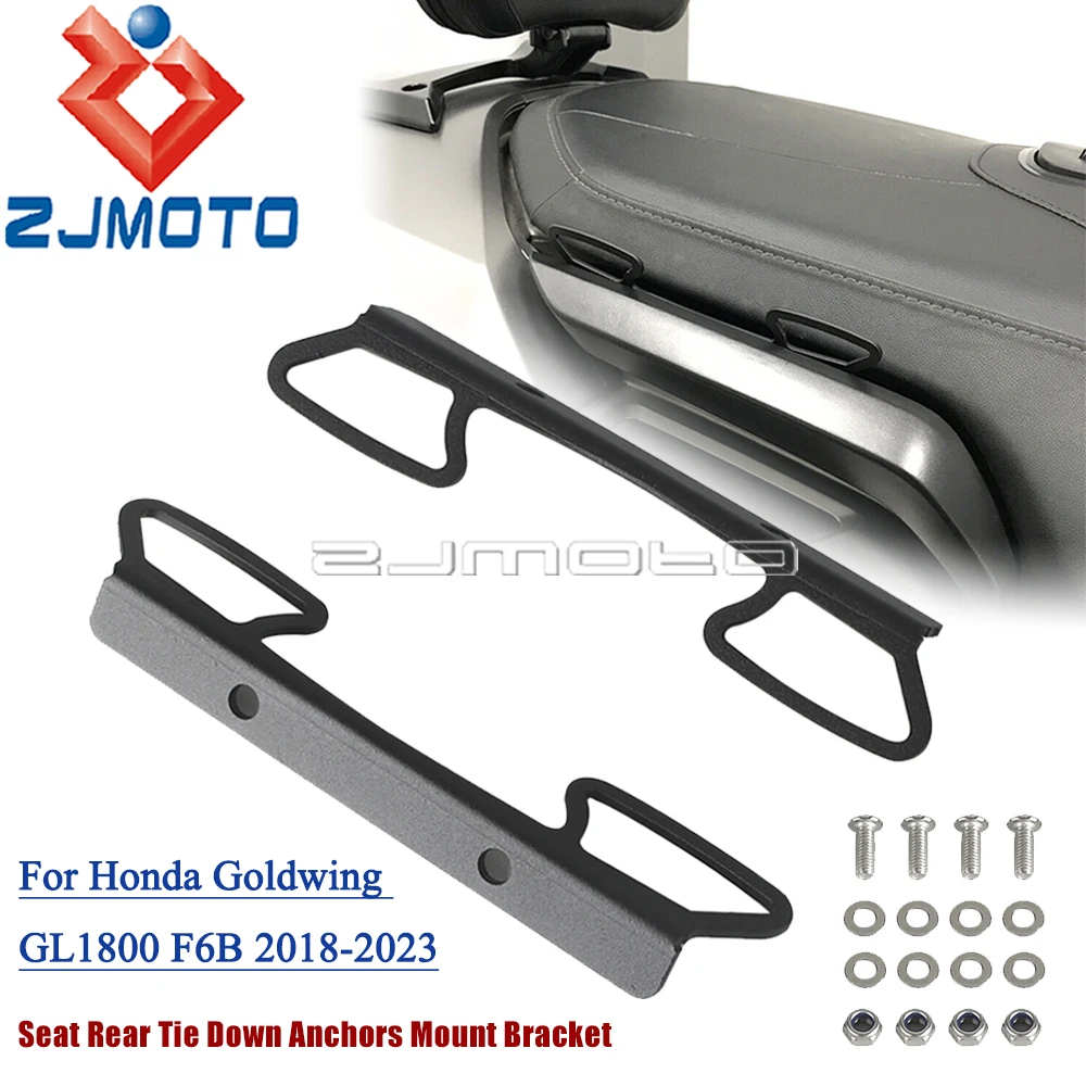 Manijas de asiento de pasajero de motocicleta, anclajes de amarre, soporte de montaje para Honda Gold Wing GL 1800 Goldwing GL1800 2018-2023, 1 par