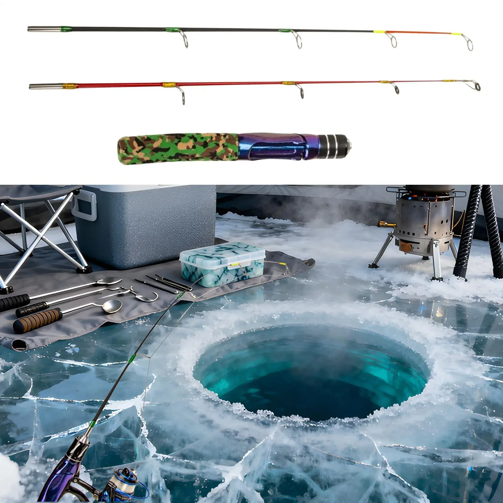 

Злодная удочка, снаряжение, удочка для морской рыбалки для начинающих, взрослых, соленая, пресноводная, окунь, сома, форель, зимний лед