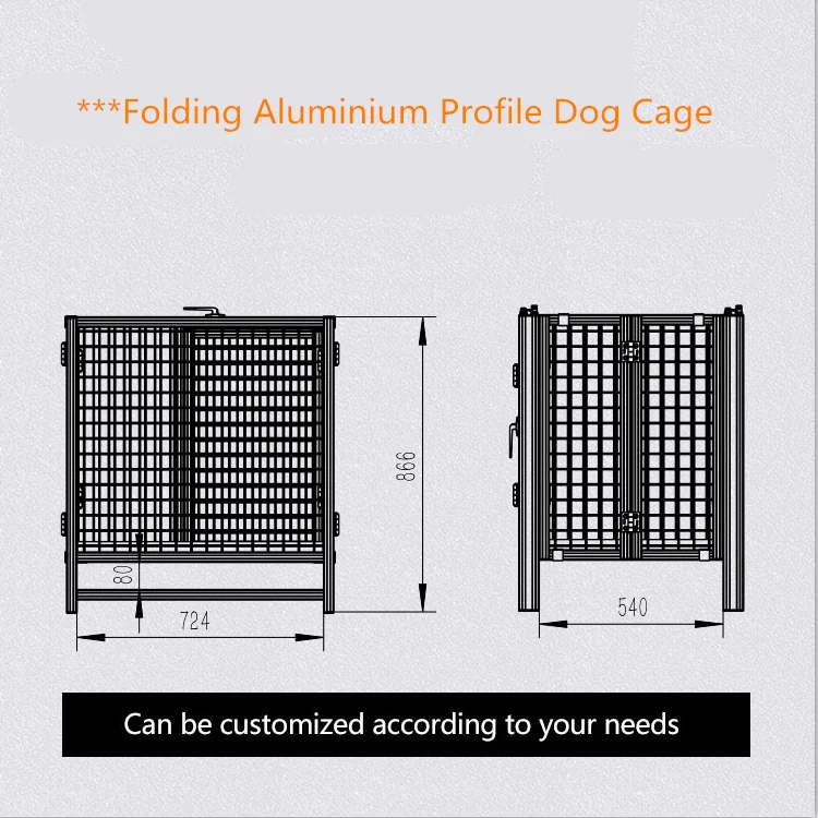 LANGLE Aluminium Fence General Purpose Outdoor Indoor Dog Kennel Pet Cage Dog Containment Supply OEM Dog Yard Other Color