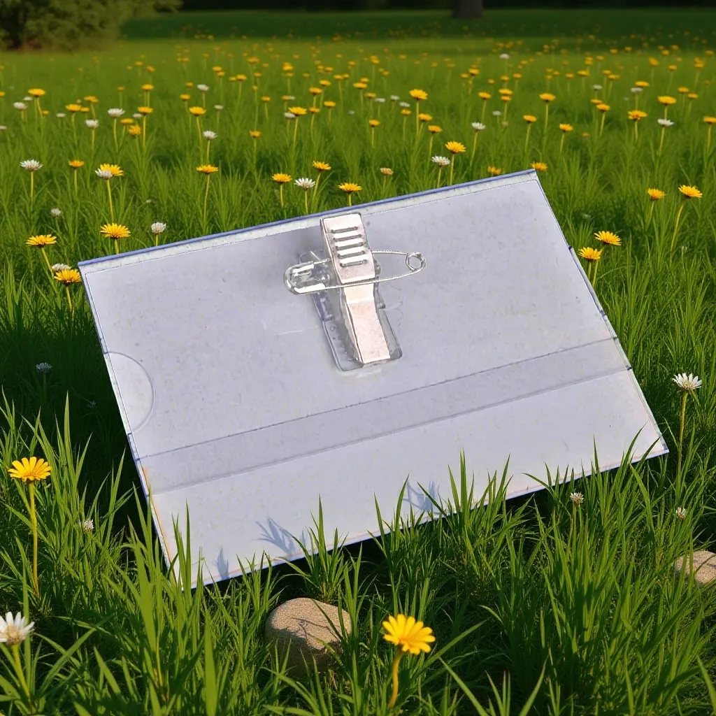 

50Pcs Staff Name Tag Clips Strong PVC Badge Buckles Lightweight Work Id Holders for Nurses Doctors Office Staff Badge Clip