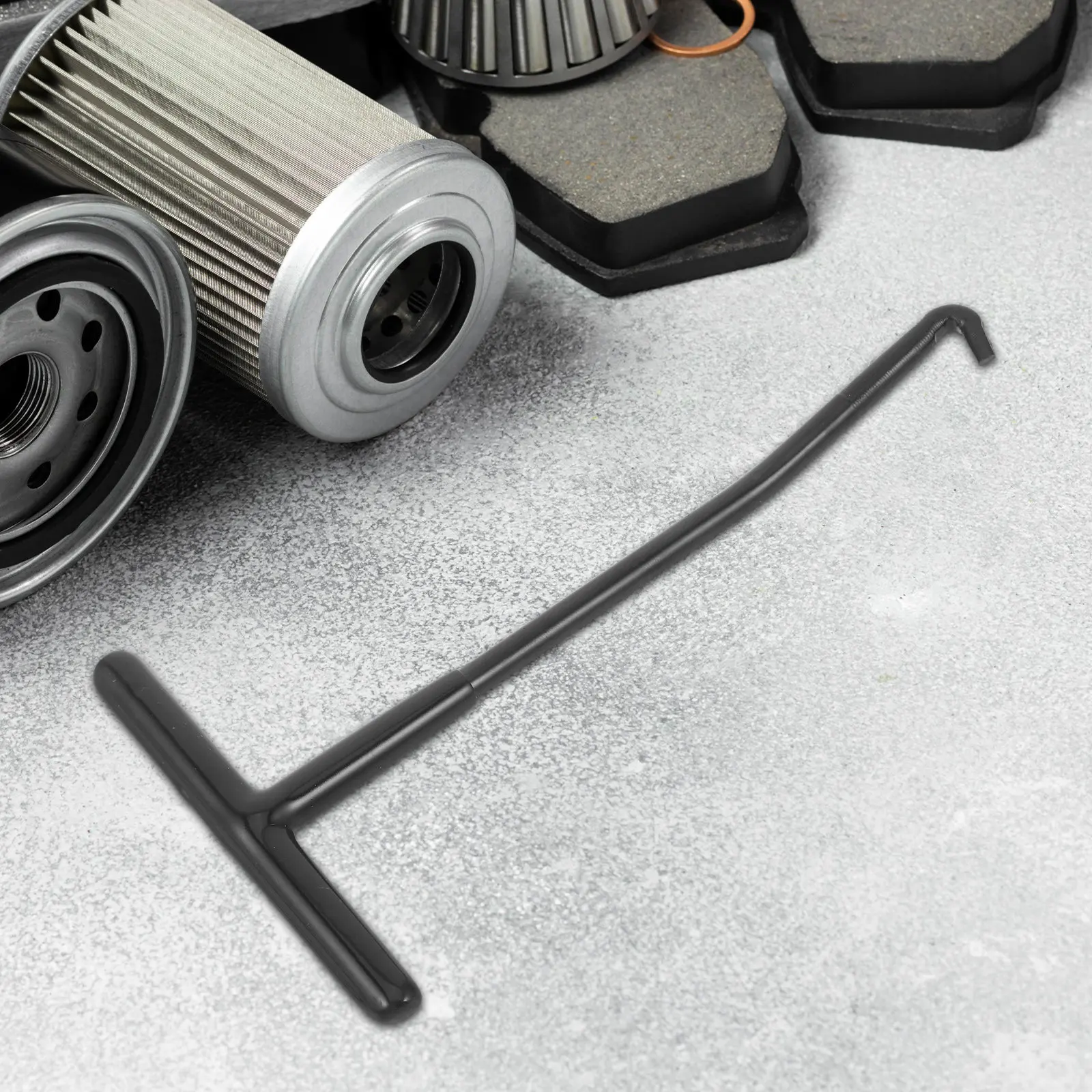 Motorcycle Exhaust Spring Puller Heavy Duty Steel Metal T Handle Tubular Tool Ergonomic Spring Installer Removal Kit for Exhaust