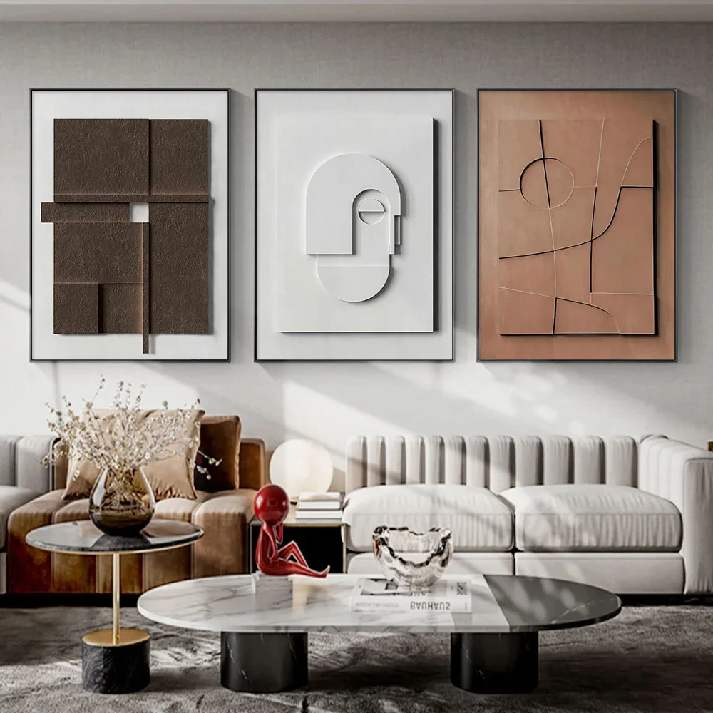 

Islamic Neutral Abstract Modern Boho Wall Art Canvas Painting Prints Pictures Posters Living Room Interior Home Decoration Decor