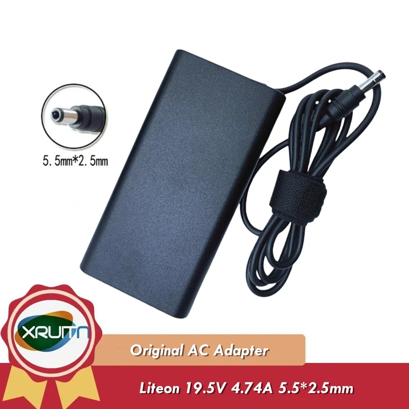 

Оригинальный PA-1900-88 LITEON 19,0 В 4,74 А 90 Вт 5,5 мм * 2,5 мм адаптер переменного тока для ноутбука зарядное устройство для шлюза MT6221j 2300XL блок питания для ноутбука