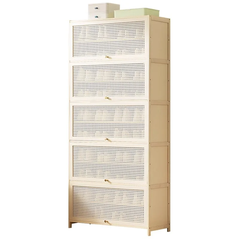 

Household door shoe cabinet, vertical entry cabinet integrated cabinet door, large capacity