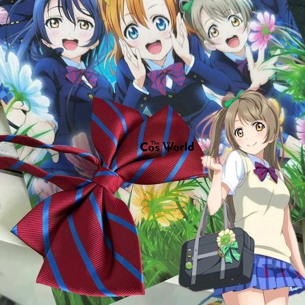 Love Live 9-Charaktere Kousaka Honoka Sonoda Umi Ayase Eli Anime Fliege für japanische JK Schuluniform Cosplay Kostüme