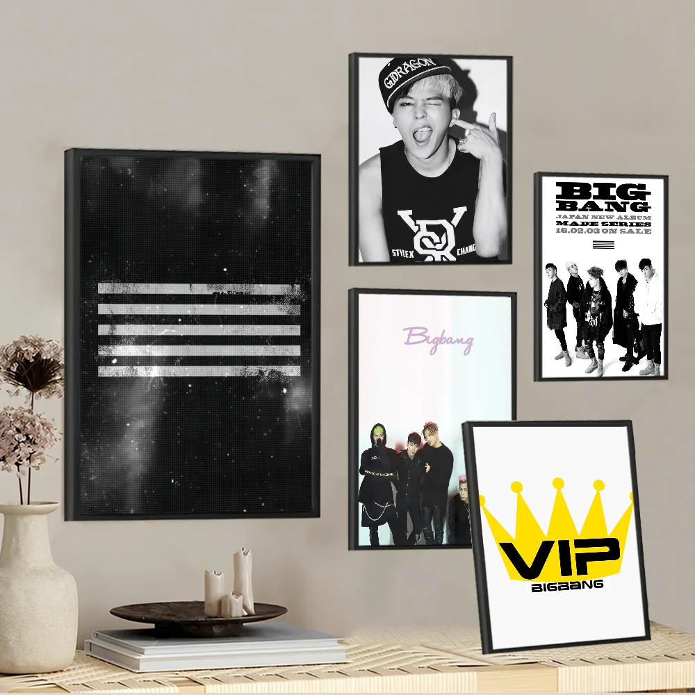 BIGBANG Anime Posters Sticky Whitepaper Sticker DIY Room Bar Cafe Kawaii Room Decor