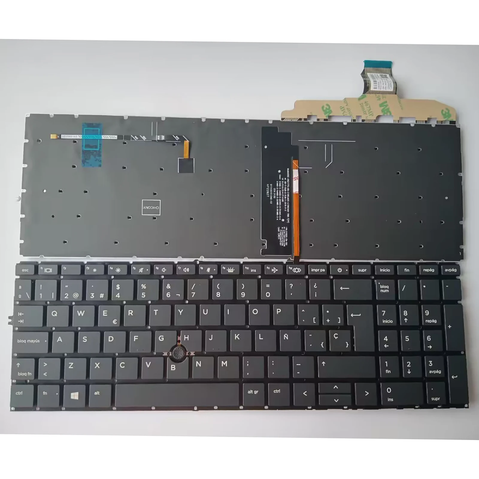 Teclado US SP para HP Elitebook 850 G7 850 G8 855 G7 G8 755 G7 G8 ZBook Fury Firefly 15 17 G7 G8