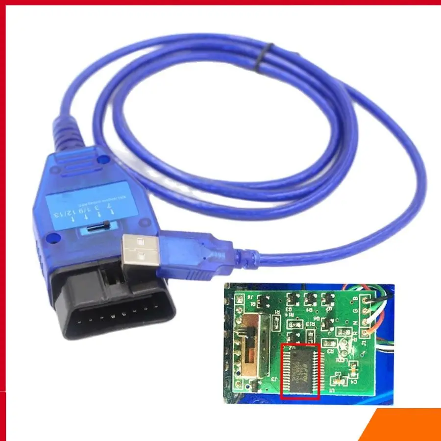 

New FTDI FT232RL Chip Auto Car Obd2 Diagnostic Cable for VAG USB forFiat VAG USB Interface Car Ecu Scan Tool 4 Way Switch