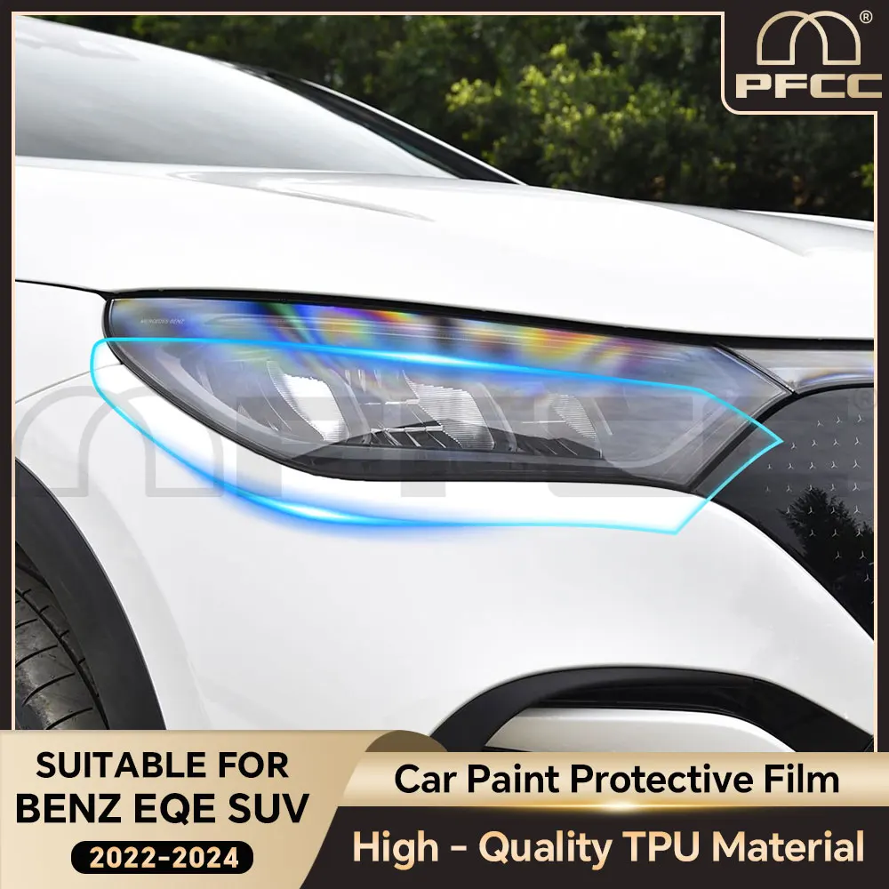 

TPU Car Front Headlight Film Clear Bra PPF Kit for Mercedes-Benz EQB 2022 2023 2024 Paint Protection Film Anti Scratch