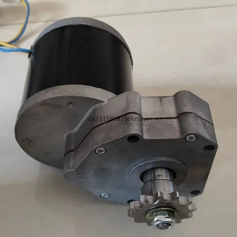 12V 24V 600W DC Reduction Motor 120RPM Pure Copper Coil Agricultural Fertilizer Hose Reel Drive Motor