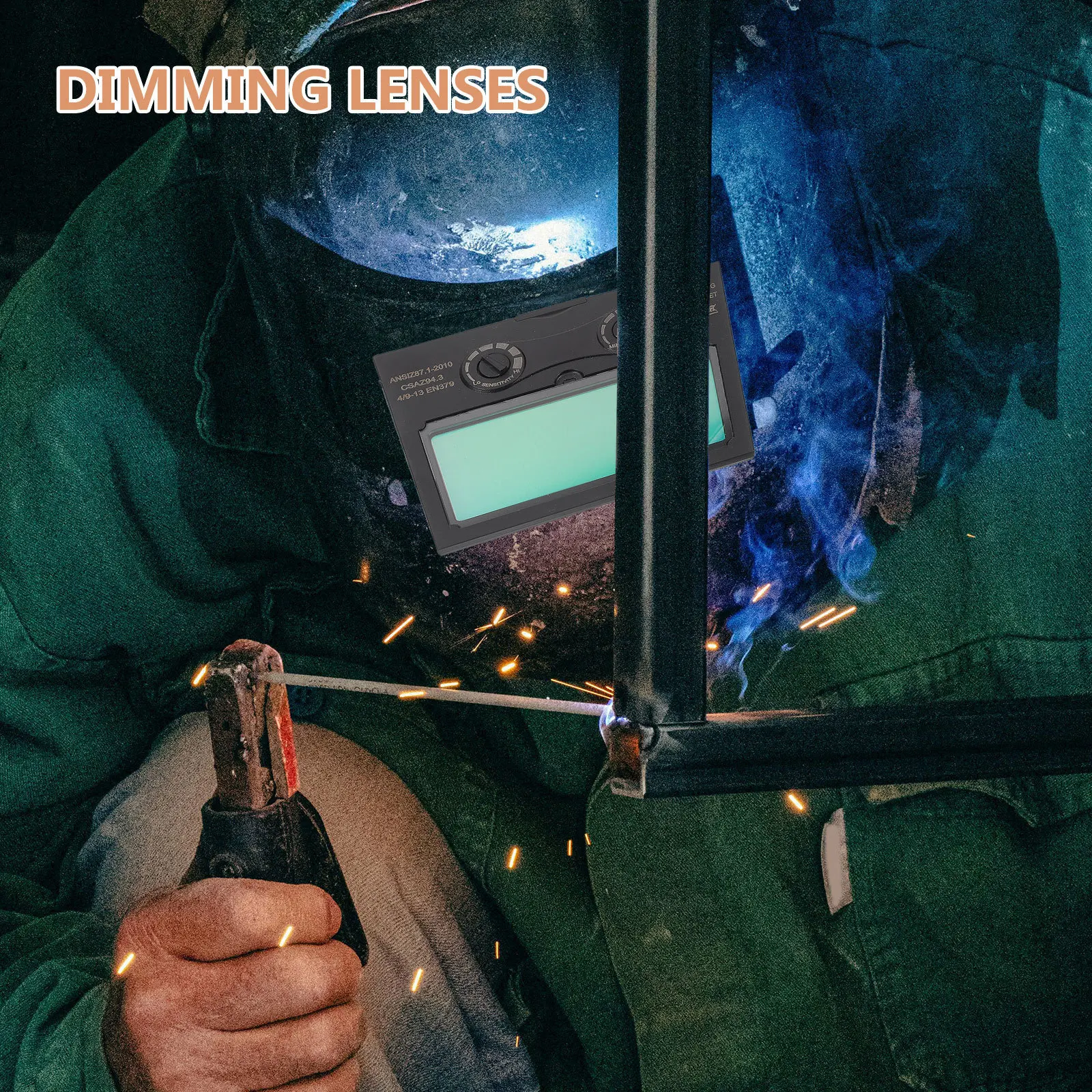 Darkening For Lens Solar Powered Lcd For Mig Tig Arc Welding Mask Lens Welding Accessories