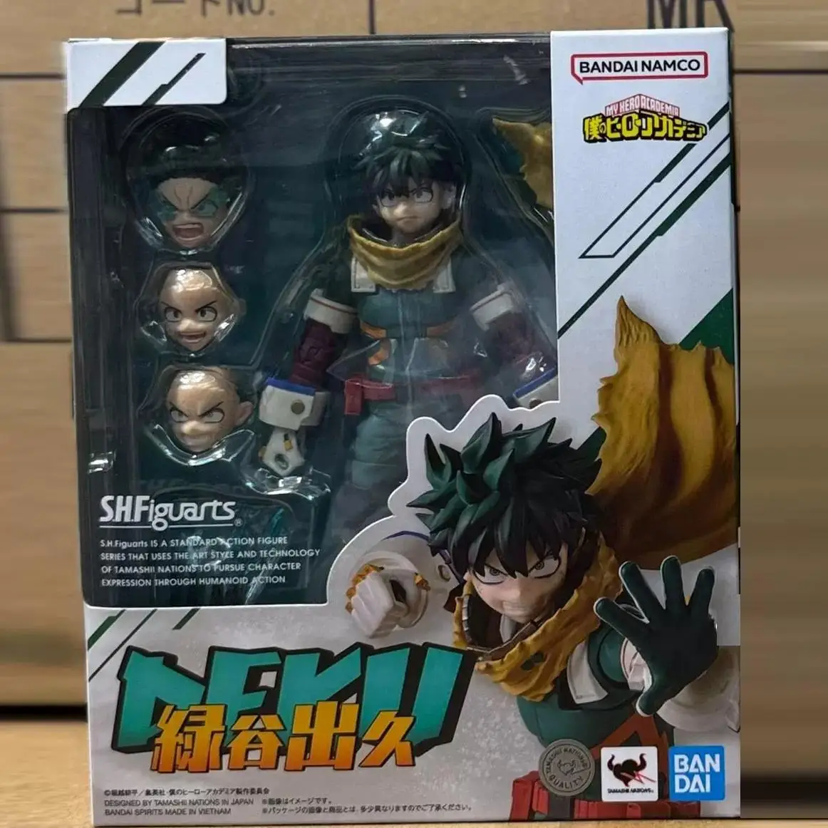 100% Original Bandai S.H.Figuarts SHF HERO Izuku Midoriya PVC Anime Action Figure Character Model Toy Gift