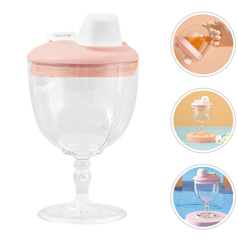 

2Pcs Baby Plastic Milk Bottle 150Ml Toddler Drinking Cup Shatterproof Design Kids Juice Mug Safe Beverage Container