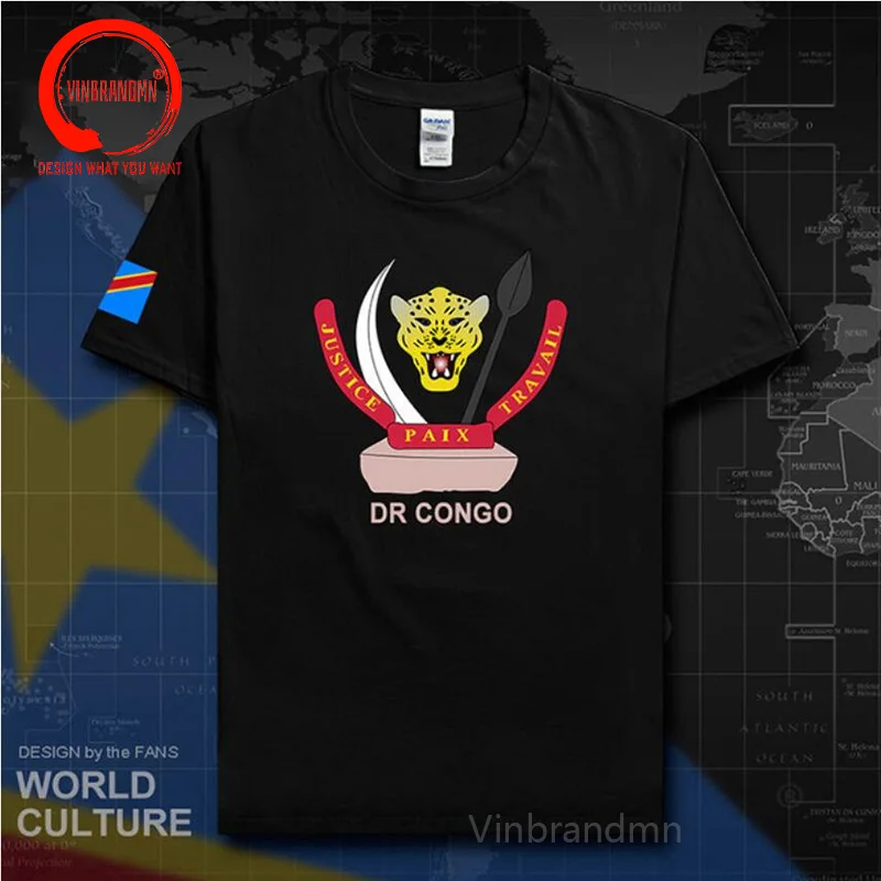 DR Congo men t shirts 2024 jerseys nation team cotton t-shirt gyms clothing country tops COD DRC DROC Congo-Kinsha Congolese Tee