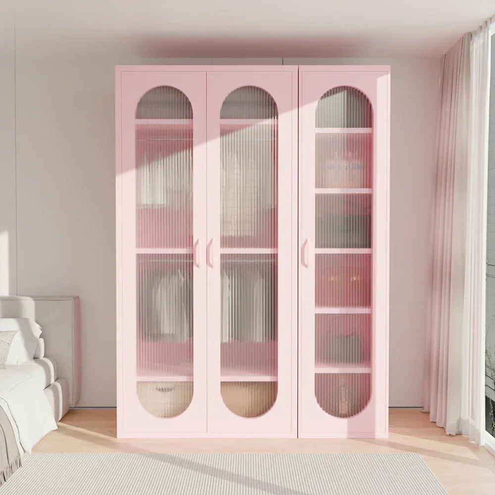 

-simple Metal Wardrobes Customized Cheap Iron Couple Wardrobe Closet Wardrobe Bedroom Furniture