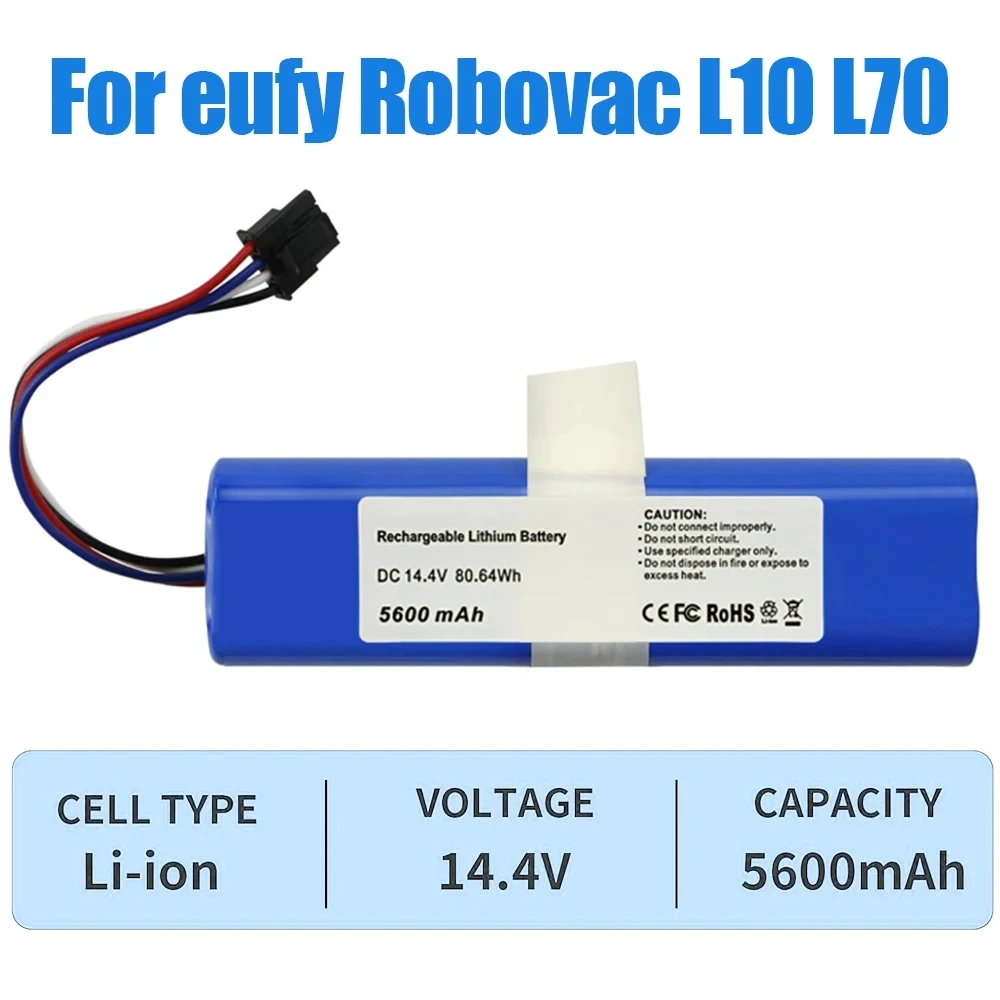 SKOWER 5600mAh Battery For Eufy RoboVac Vacuum Cleaner L10 L70 Hybrid T2190 360 S9 X90 X95 Robot X8 Pro SES Series