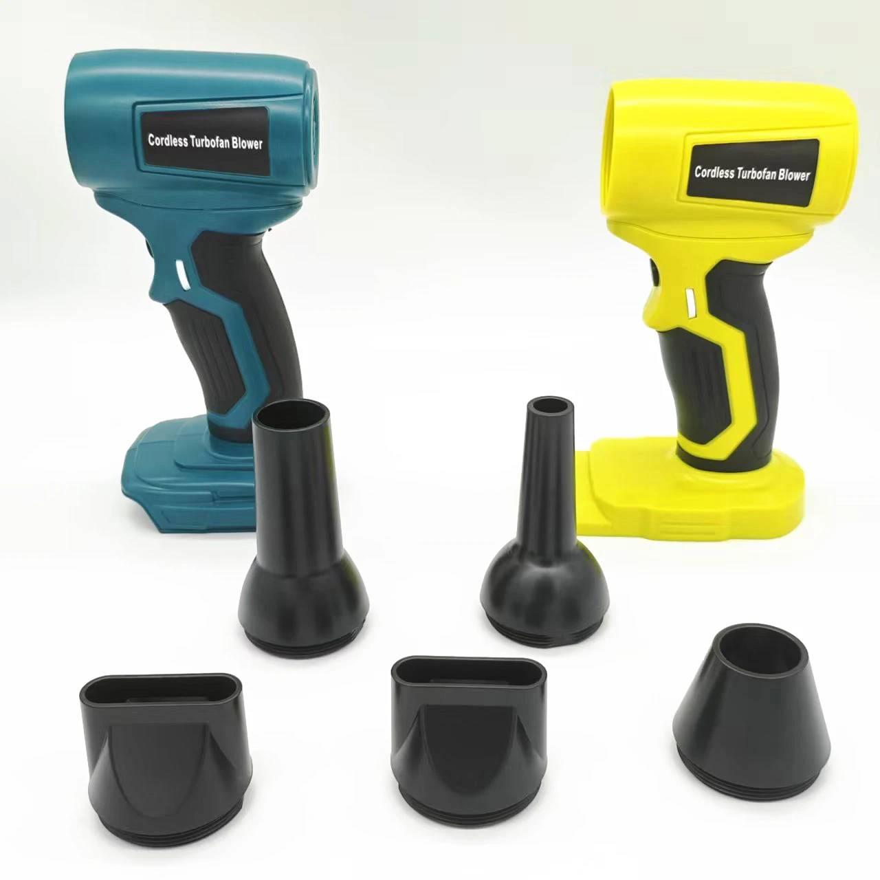 

Brushless Turbine High-Speed Hair Dryer for Milwaukee/Dewalt/Bosch/Makita/Ryobi 18V/20V Batteries with Variable Speed Adjustment