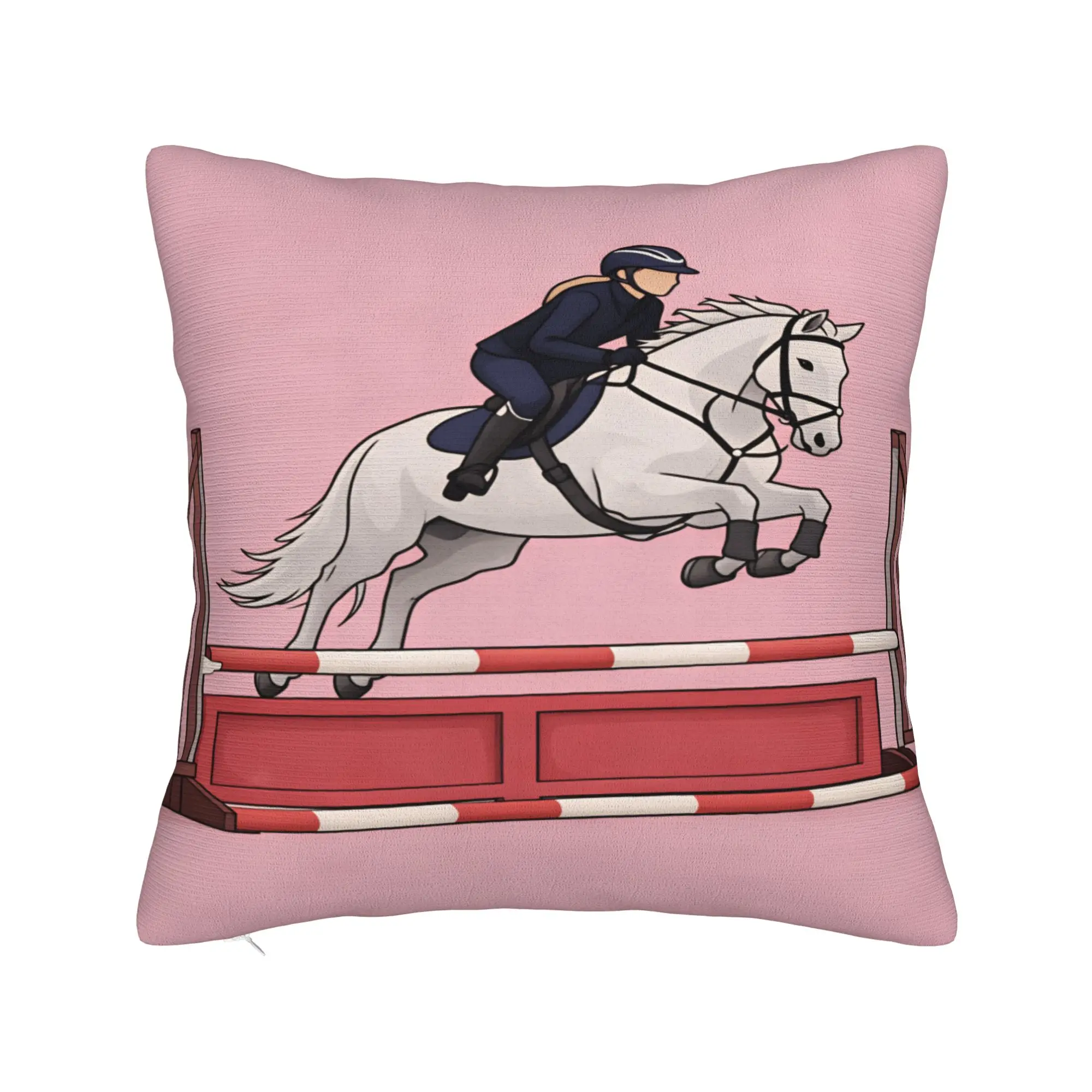 Equestrian Pillow Case  Soft Pillow Cover Novelty Pillowcases For Sofa Bedroom Home Decor