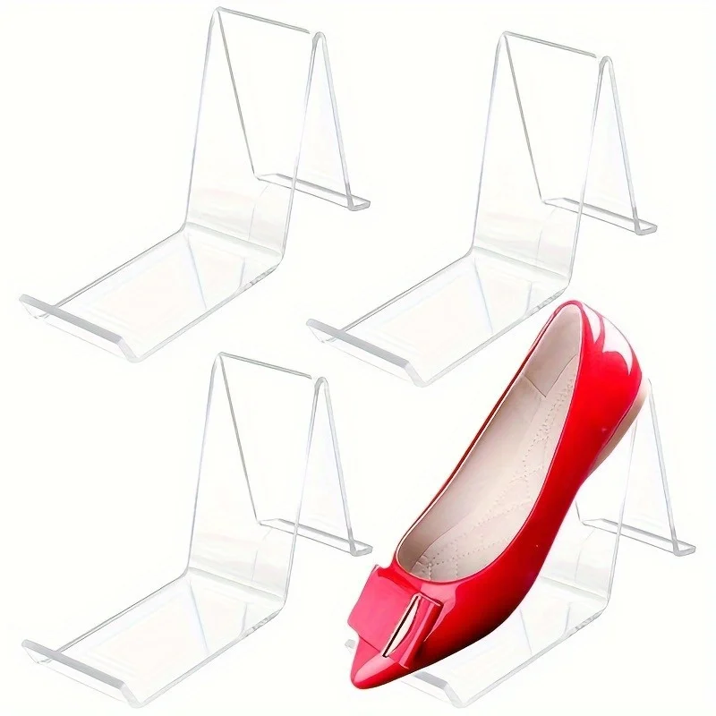 1 Stück Schuhpräsentationsständer, Robuster Acryl-Schuhaufbewahrungsständer für Schlafzimmer, Eingangsbereich, Flur, Organizer für Geschäfte