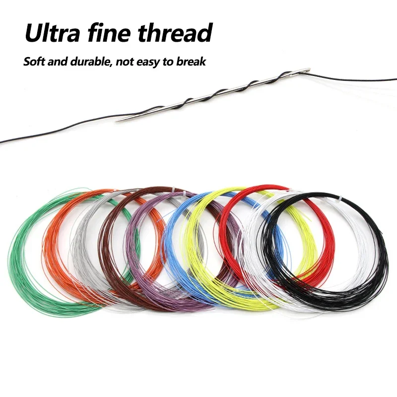 10/50/100/200M UL10064 FEP Micro Wire 40 36 34 32 30 28 26AWG Good Conductivity Ultra Fine DIY Soldering Tinned Copper Cable