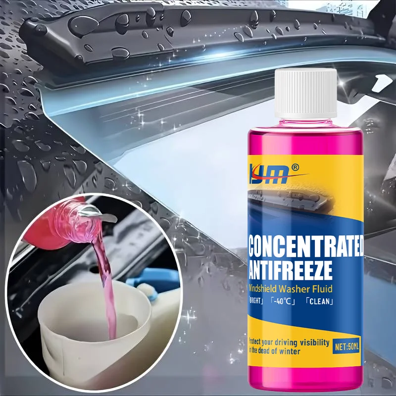 KJM 50ml Concentrated Windshield Washer Fluid High-Efficiency Car Glass Cleaner for Oil Film Insect Residue And Road Grime view 2