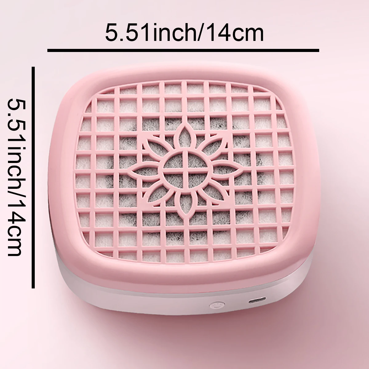 New USB Mini Nail Dust Collector, Nail Fan, Powerful Vacuum Cleaner with Armrest Pad, Equipped with 100Pcs Filter Paper
