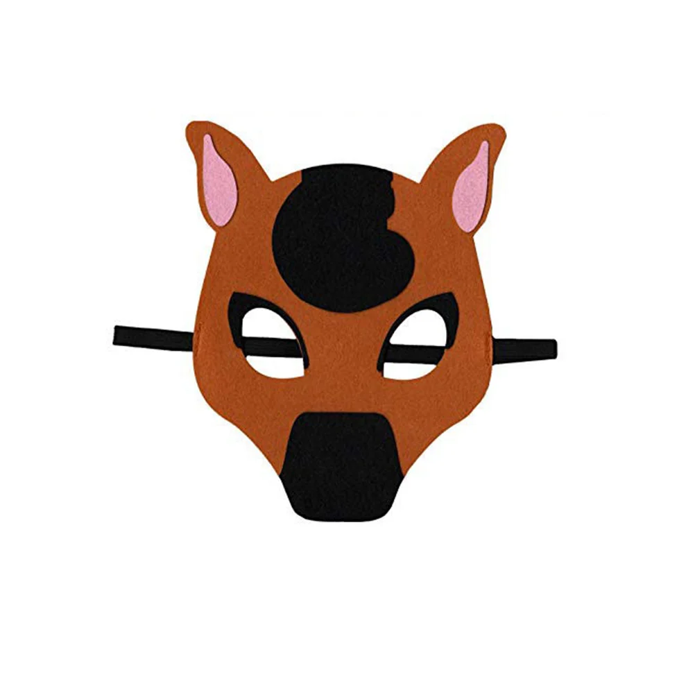 

8 Pcs Party Dance Animal Mask Masks for Kids Cosplay Supply Half-face Halloween Costumes