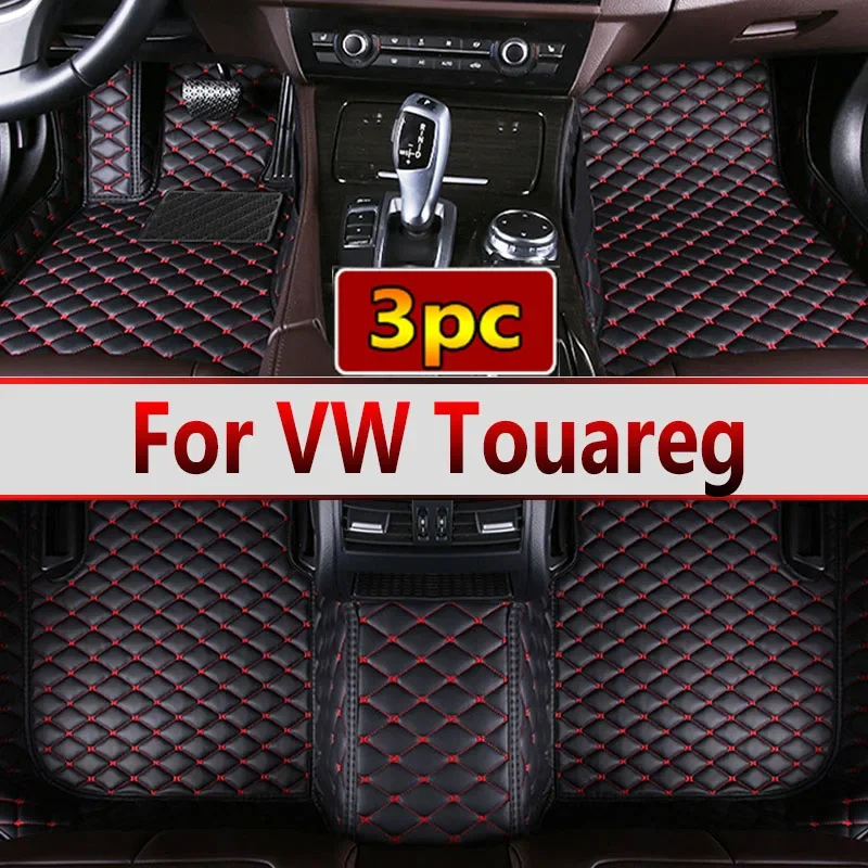 Car Floor Mats For VW VW Touareg 7L 2002~2009 5saet Waterproof Protective Pad Car Matt Tapetes Automovil Car Accessories