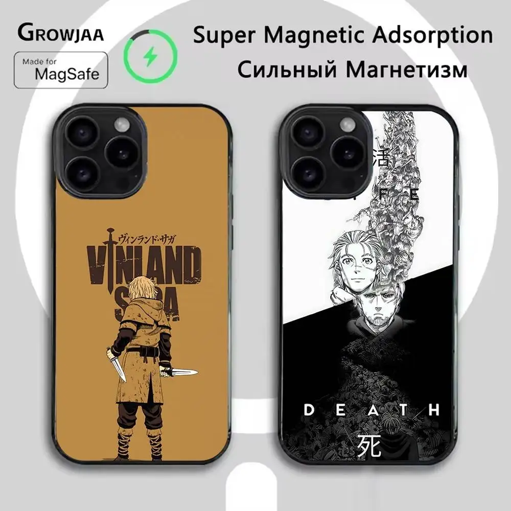 

V-Vinland S-Sagas Manga Phone Case For iPhone 16e,16,15,14,13,12,11,Plus,Pro,Max,Mini Magsafe Magnetic Wireless Charging