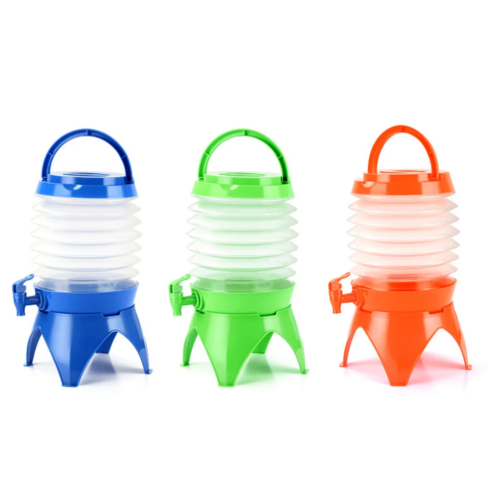

5L Portable Foldable Water Tank Collapsible Water Storage Container Leakproof Dispenser for Outdoor Camping Hiking Fishing