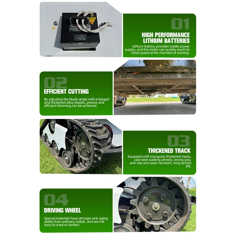 STLF رائجة البيع منخفضة الكربون سوبر قوية قاطع غاز أفضل بطارية التحكم عن بعد بطارية ليثيوم جزازة العشب للبيع