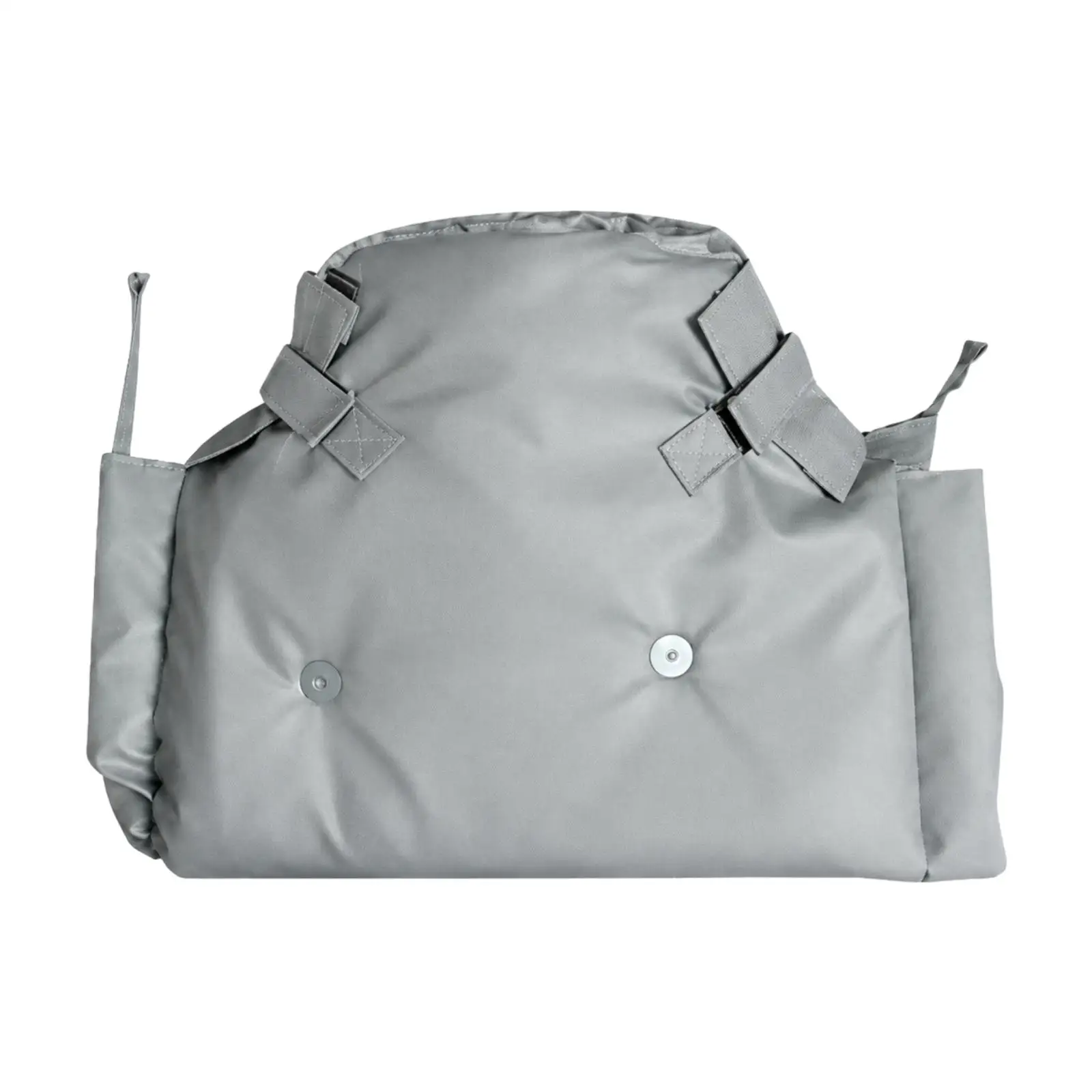 Shutoff Device Insulation Jacket Removable Thermal Cover for Pipe Runs Flexible Padded Sections Silver Gray Fabric Custom Fit