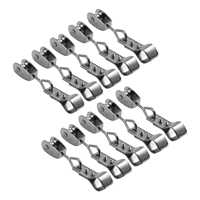 10 Pcs Heavy Duty 304 Stainless Steel Pulley & Clamps For Shade Sail Installation Pulley Hanging Wheel Garden Tool