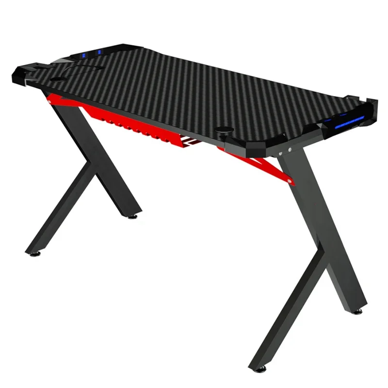 

Gaming Table Z Shaped Computer Desk Office Table Game Pc Workstation Gaming Desk