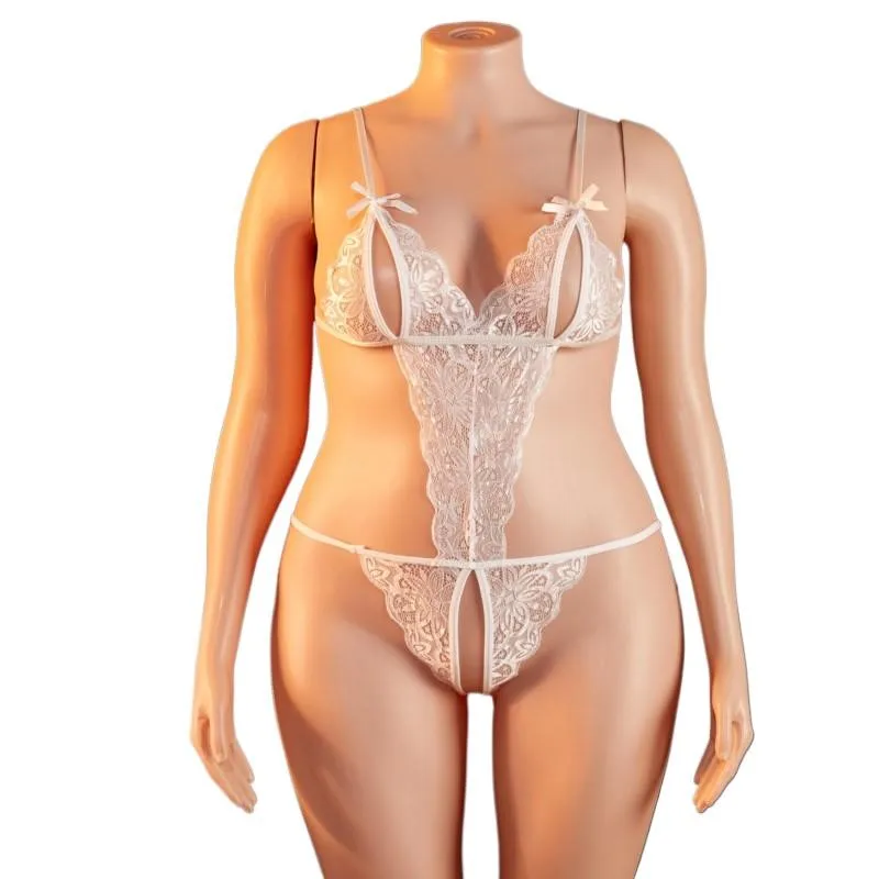 

Женский комбинезон больших размеров с принтом, полупрозрачный, однотонный, с бантом, сексуальный, кружевной, с открытой спиной, на бретельках, модный, облегающий