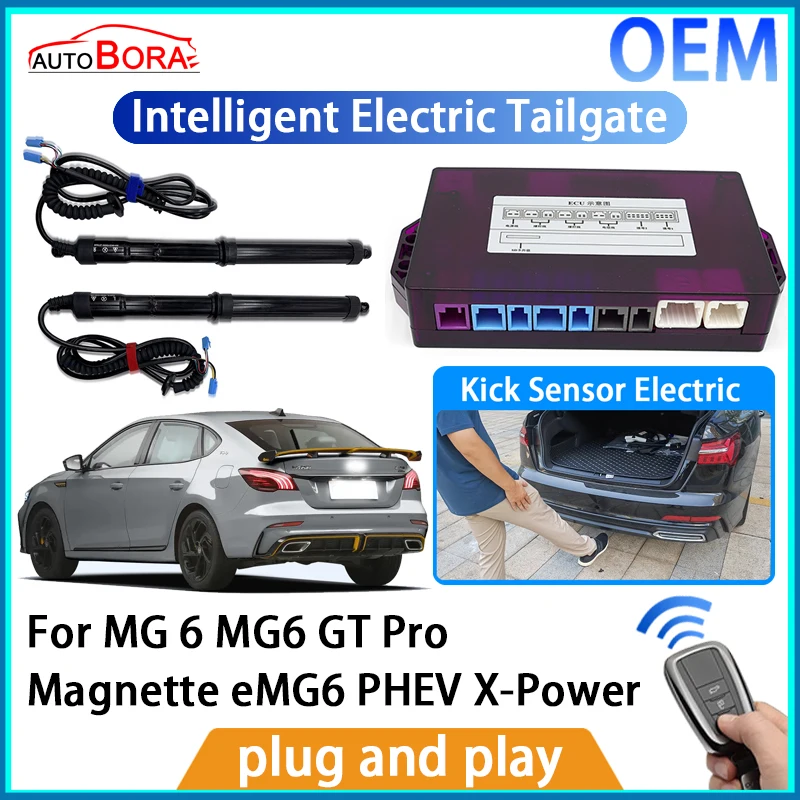 Intelligent Electric Tailgate Automatic Lifting Kit Remote Control Opener for MG 6 MG6 GT Pro Magnette PHEV X-Power 2016~2023