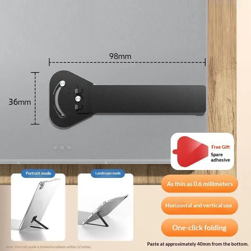 360 Rotatable Foldable Desktop Phone Stand Ultra Thin Universal Holder for iPhone Samsung Xiaomi Adjustable Angle