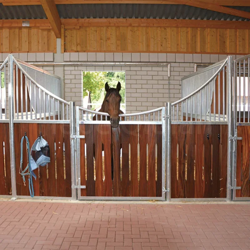 Portable Outdoor Horse Stables Temporary Stables V Shape Horse Stables For Horses Barns Stall Box