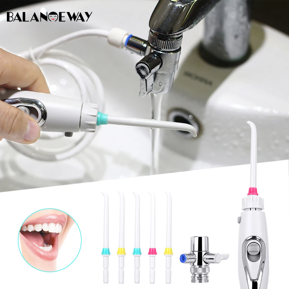 Water Dental Floss Faucet Oral Irrigator Household Tooth Irrigation Teeth Cleaning Machine Oral Irrigator Switch