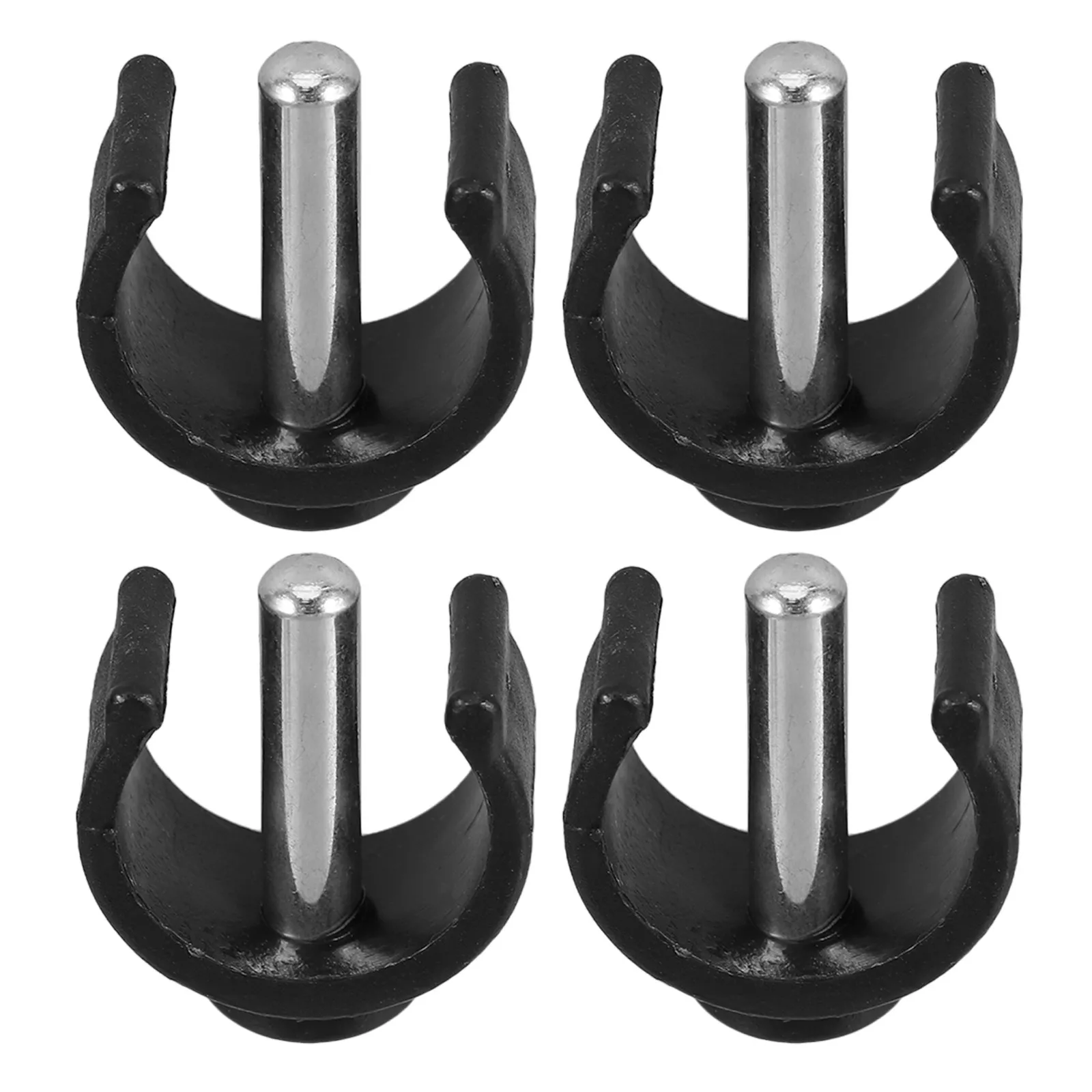 4Pcs Toilet Chair Replacement Latch Clamp Adjustable C-Shape Clips for 22Mm Tube Walkers Canes Crutches Safety Support